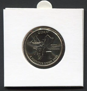 USA 1/4$ 2009 P Territories Quarters Guam KM#447 CuNi Mint UNC B2058 - Picture 1 of 2