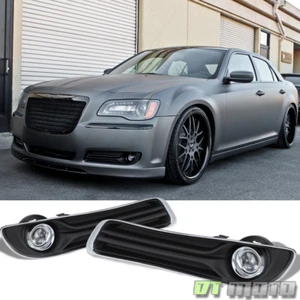 Replacement  2011-2014 Chrysler 300 Bumper Fog Lights Driving Lamps Complete Kit - Picture 1 of 8