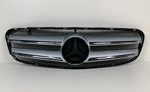 AS IS! 2015-2019 Mercedes GLA-Class Front Bumper Chrome/Black Grille Grill OEM - Picture 1 of 21