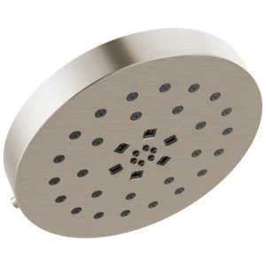 Delta H2Okinetics 4-Spray Shower Head Lumicoat Stainless-Certified Refurbished - Picture 1 of 7