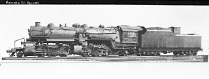 2BB833 ALTE NEGATIVE NORFOLK & WESTERN RAILROAD 2-6-6-2 LOK #1409 ROANOKE 1934 - Bild 1 von 1