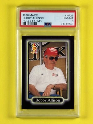 1990 Maxx Racing Holly Farms Bobby Allison #HF26 PSA 8 - Image 1 of 2