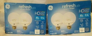 G E Refresh LED Energetic Daylight Bulbs 2 -2packs Energy Efficient - Picture 1 of 9