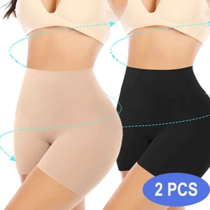 Women's Boyshorts Control Pants Underwear Body Shaper Anti Chafing Slip Shorts - Picture 1 of 17