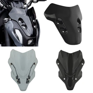 Windscreen Windshield Fly Shield Wind Deflector For YAMAHA FZ07 MT-07 2021-2024 - Picture 1 of 51