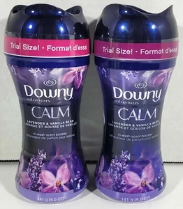 Lot Of 2 Containers Downy Infusions Calm In-Wash Scent Booster Beads 5.0 Oz - Picture 1 of 3