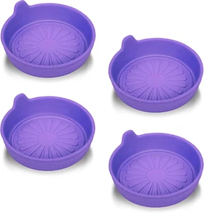 Car Cup Holder, 4-Pack Silicone Car Coasters, Universal Non-Slip Recessed Car In - Picture 1 of 6