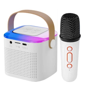 Karaoke Microphone Bluetooth Wireless Mic Portable Singing Machine for Home KTV - Picture 1 of 6