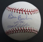 Bill Buckner & Mookie Wilson 1986 World Series Dual Signed Auto MLB Baseball JSA