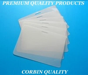 500 ID Badge 10 Mil Laminating Pouches Sleeve With Slot 2.56 x 3.75 X-Clear - Bild 1 von 1