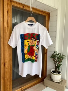 Vintage 1990 Hanna-Barbera Flinstones Fred T-Shirt - Picture 1 of 8