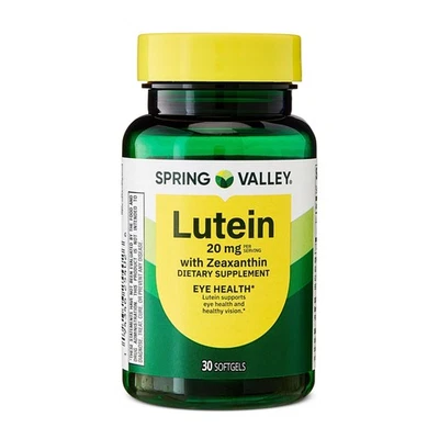 Spring Valley Lutein with Zeaxanthin Dietary Supplement Softgels, 20mg, 30 Count - Image 1 of 4
