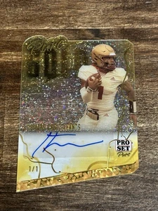‼️2024 Leaf ProSet Pure Thomas Castellanos RC Auto #1/1 FSU QB One Of One - Picture 1 of 2