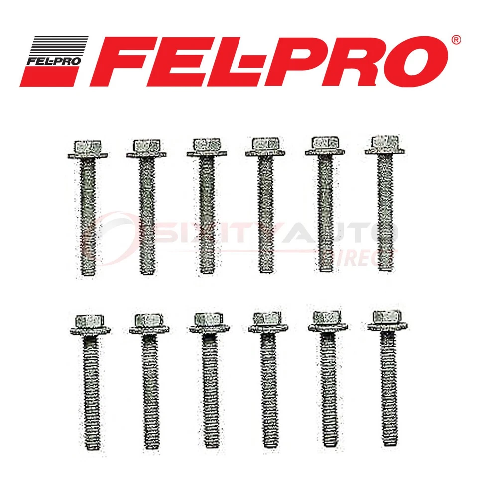 Fel Pro Intake Manifold Bolt Set for 1993-1998 Jeep Grand Cherokee 5.2L 5.9L bn Foto 1 de 4