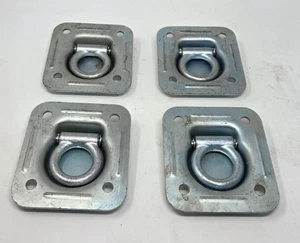 Set of 4 Recessed Tie Down D Rings 1-1/2" ID - Picture 1 of 2