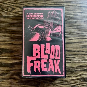 Something Weird BLOOD FREAK Psychedelic Horror Thriller VHS Tape 1972 - Picture 1 of 5