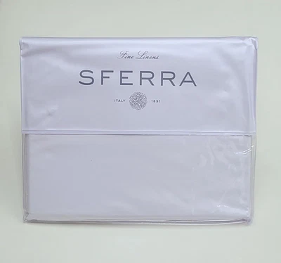 Sábana Ajustable Sferra Grande Hotel 77320 King Blanco Algodón Percal Foto 1 de 4