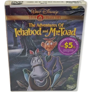 The Adventures Of Ichabod & Mr.Toad DVD Collection Classic Disney Gold Area 1 - Picture 1 of 7