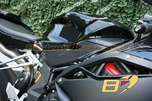 2010-2016 MV Agusta F4 100% Carbon Fiber Tank Side Panel Cover Fairing Trim - Picture 1 of 6