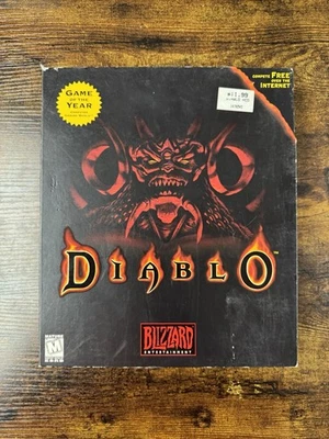 Diablo Big Box Game Of The Year Edition (PC/MAC, 1998, Blizzard) NOS 90s Sealed - Image 1 of 4