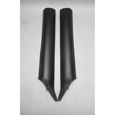 BMW Z3 Roadster 1996-2002 par de cubiertas de columna delanteras de pilar A negras usadas OEM Foto 1 de 4