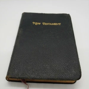 Vintage New Testament Bible KJV King James Version World Publishing Company gilt - Picture 1 of 12