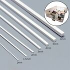 Square bar plastic rod white? 50pcs 50cm/25cm length durable layout
