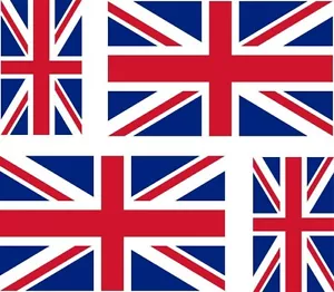 4x sticker Adesivo Adesivi uk inglese gran bretagna Vinyl auto moto bandiera - Bild 1 von 1