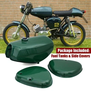 Tanque de gasolina para Simson S50 S51 S70 estilo "Plátano" Café Racer con cubierta lateral de acero - Imagen 1 de 12