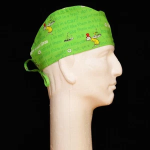 The Cat in the Hat Eggs & Ham Theme Scrub Hat - Picture 1 of 1