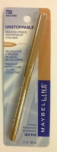 Delineador de ojos imparable Maybelline AURA DORADA #750 IMPERMEABLE NUEVO. - Imagen 1 de 2