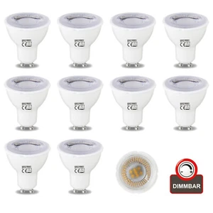 Ahorro Regulable GU10 LED Bombilla Spot Lámpara Foco Bombilla Luz 6 vatios - Imagen 1 de 3