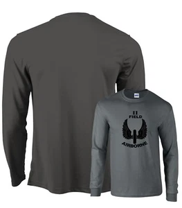 Front Printed 2 SQN RAF Regiment WICKING SPORTS LONG/ SHORT SLEEVE T-SHIRT - Picture 1 of 20