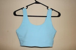 All In Motion, Light Blue Sports Bra, Sewn in Padding, Size Small - Picture 1 of 4
