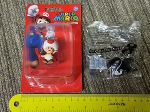 SUPER MARIO KEYRING TOAD KEYCHAIN + BULLET BILL KART PROMO BRAND NEW! Nintendo - Picture 1 of 4