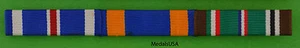WWII US Army 3 Place Ribbon Bar DFC Air Medal European Campaign WW2 3/8" - Picture 1 of 1