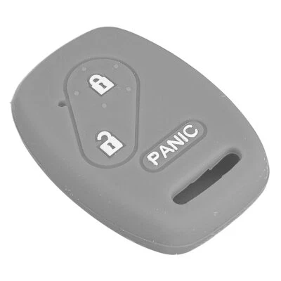 Grey 3Buttons Remote Key Fob Cover Case Fit For Honda Civic CR-V Pilot Odyssey - Photo 1/4