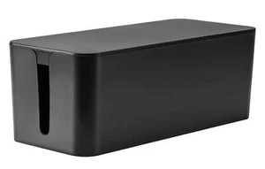 RICOO Kabelmanagement Kabel Box mit Deckel 32 x 13,2 x 12,7 cm Z3201 Kabelbox - Bild 1 von 14