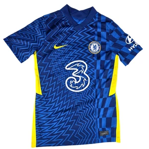 Chelsea Home Football Shirt - 2021/22 Nike Home Jersey - Size 10-11 Years - Picture 1 of 4