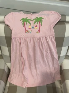 J Khaki Pink Palm Tree Dress 5 - Picture 1 of 6