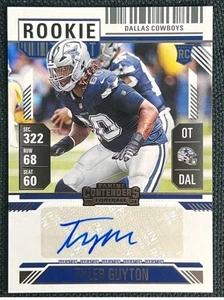 2024 Contenders Rookie Ticket Variation #169 Tyler Guyton RC Auto Card Cowboys - Picture 1 of 2