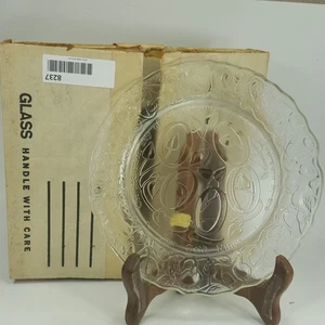 Verrerie de la Saone Five Gold Rings 12 Days of Christmas Glass Plate XDHFF - Picture 1 of 7