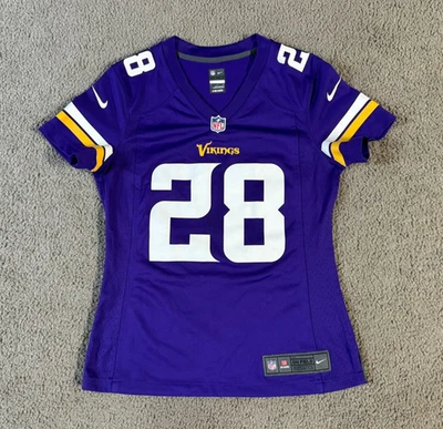 Camiseta para mujer Nike On Field Minnesota Vikings Adrian Peterson - talla pequeña Foto 1 de 4