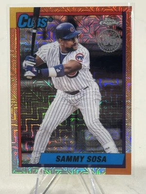 Actualización Topps 2025 Sammy Sosa Silver Pack Mojo #U90C-73 Cubs Foto 1 de 2