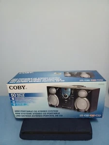 ⁰Coby AM/FM CD /Cassette Player Portable Stereo CXCD400 Brand New in Box - Picture 1 of 10