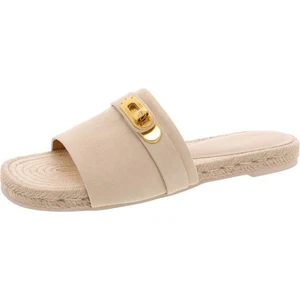Donna Karan Womens Taci Suede Slip On Slide Sandals Shoes BHFO 6979 - Picture 1 of 6