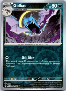 Golbat SV: Escarlata y Violeta 151 042/165 - Holograma Inverso | Mezcla y Combina - Imagen 1 de 2