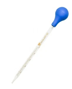 Graduated Medicine Glass Droppers 5ml 5cc Transfer Pipet Pipette 8" with Scale - Picture 1 of 5
