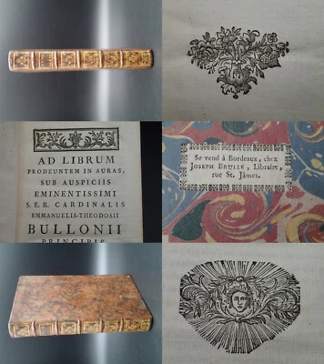 1760 BEL ETAT Poésies latines Jean de Santeul Latin Reliure - latiniste - poèmes - Photo 1/4