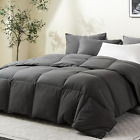 Luxury Medium Warmth Feather Down Comforter Queen Size,Hotel Collection All Seas